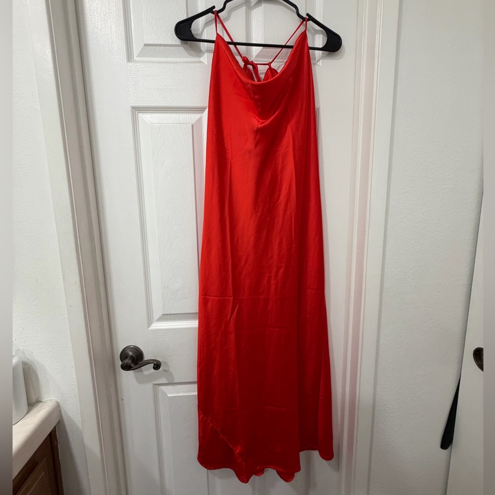 Old Navy The Occasion Elegant Red Maxi Dress